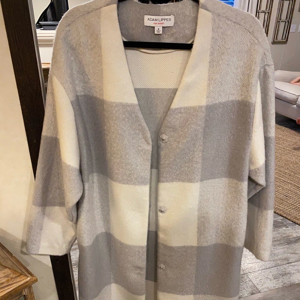 Button down sweater jacket
